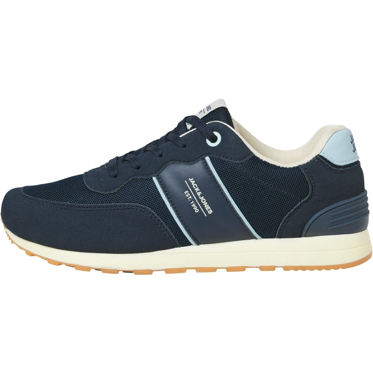 Jack & Jones Spirit Runner Polyurethane Men's Navy Blazer/Glacier Ice Trainers