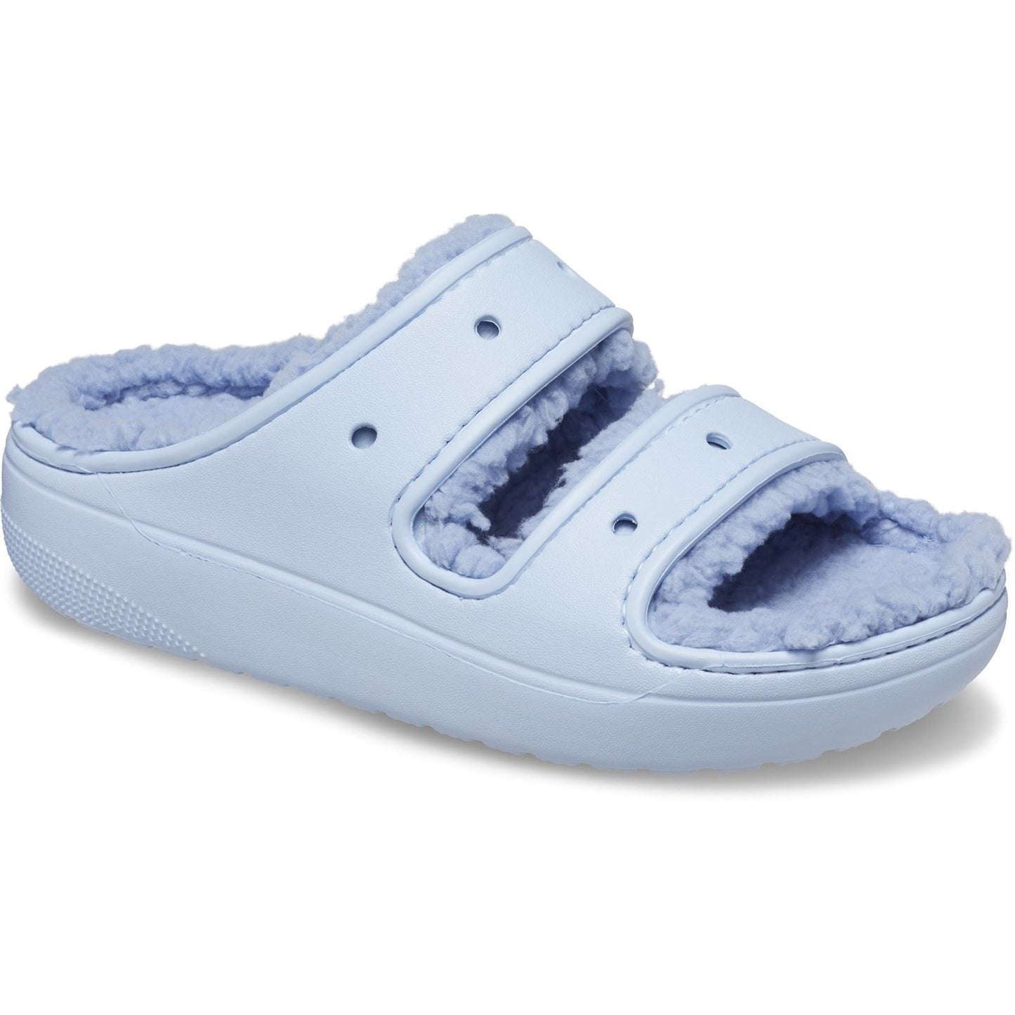 Crocs Women's Classic Cozzzy Sandal in Blue Calcite