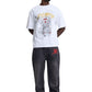 Ed Hardy Storming New York Graphic Relaxed Men's White T-Shirts