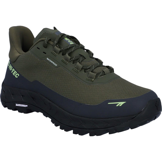 Hi-Tec ALTITUDE LITE WP Polyester Men's Olive Night/Charcoal Grey/Lime Hiking Boots