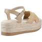 Hush Puppies Jemma Espadrille Polyurethane Women's Tan Sandals
