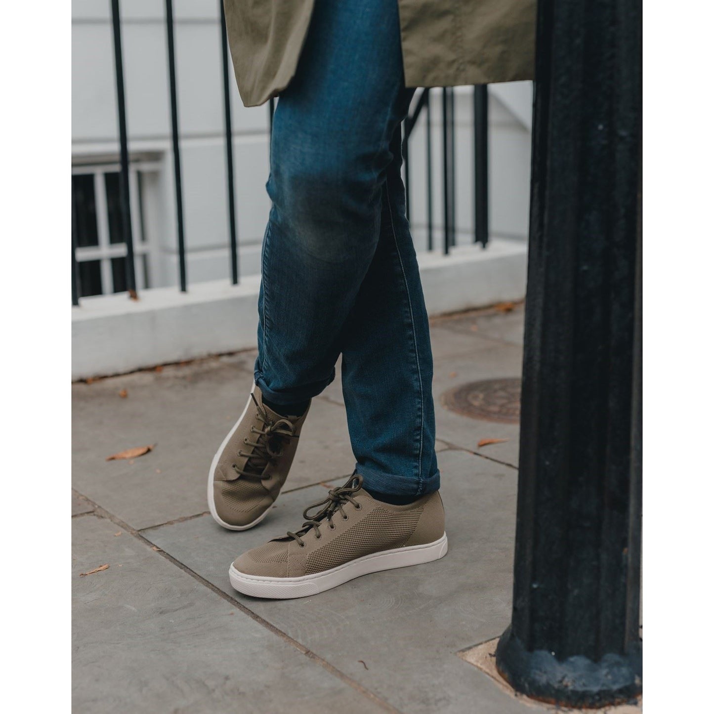 Hush Puppies Men's Good Sneakers in Olive