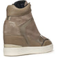 Geox Women's D MAURICA B Trainers in Dark Taupe