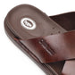 Base London Drift Leather Men's Brown Sandals