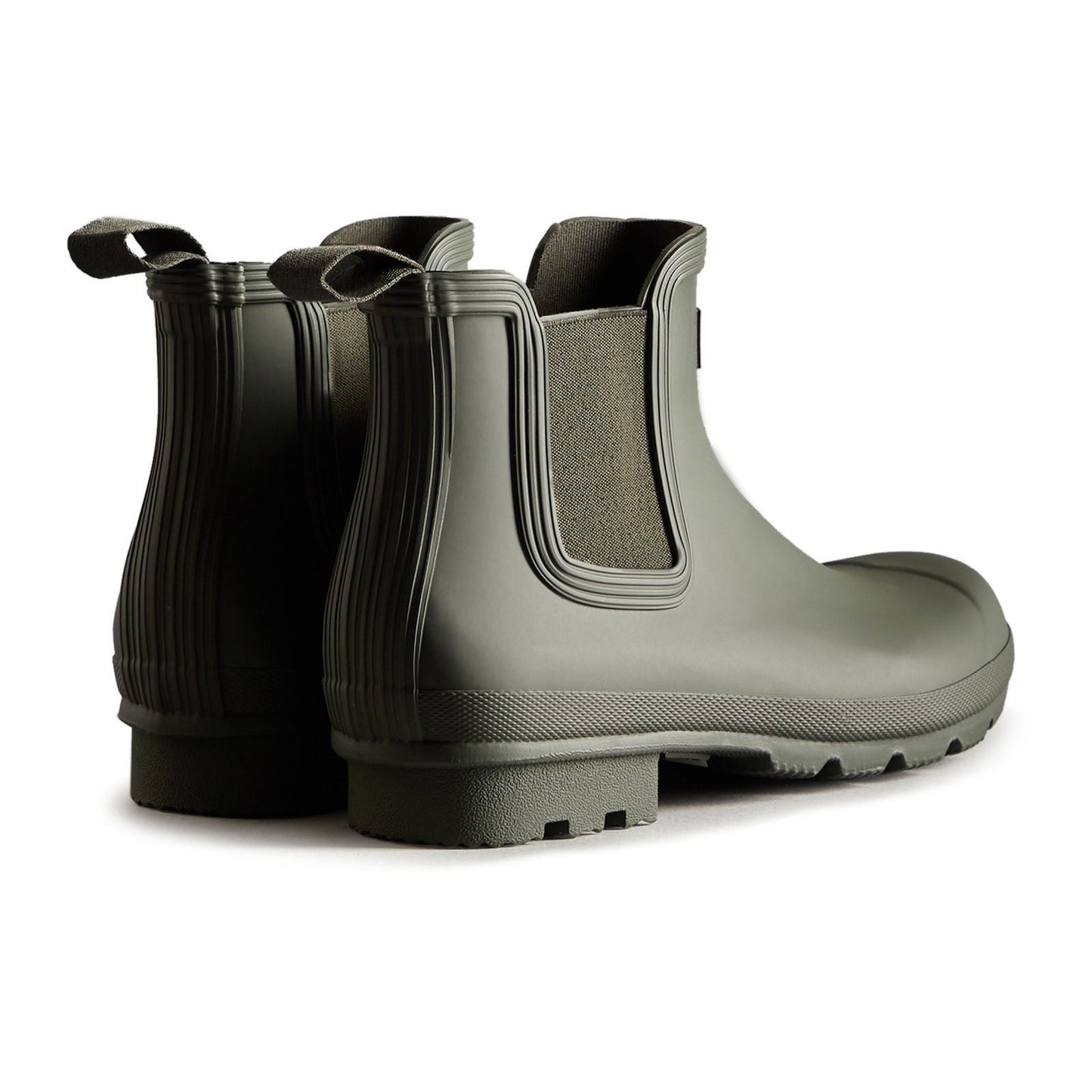 Hunter Men's Original Chelsea Boot in Dark Olive
