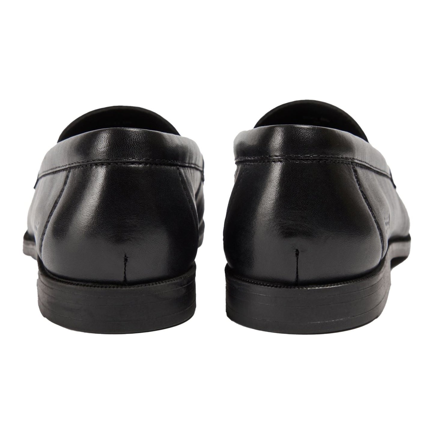 Pod Islay Leather Youth Black Loafers