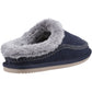 Hush Puppies Atticus Suede Men's Navy Slippers