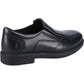 Hush Puppies Toby Leather Black Loafers