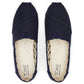 TOMS Alpargata Cotton Women's Navy Shoes