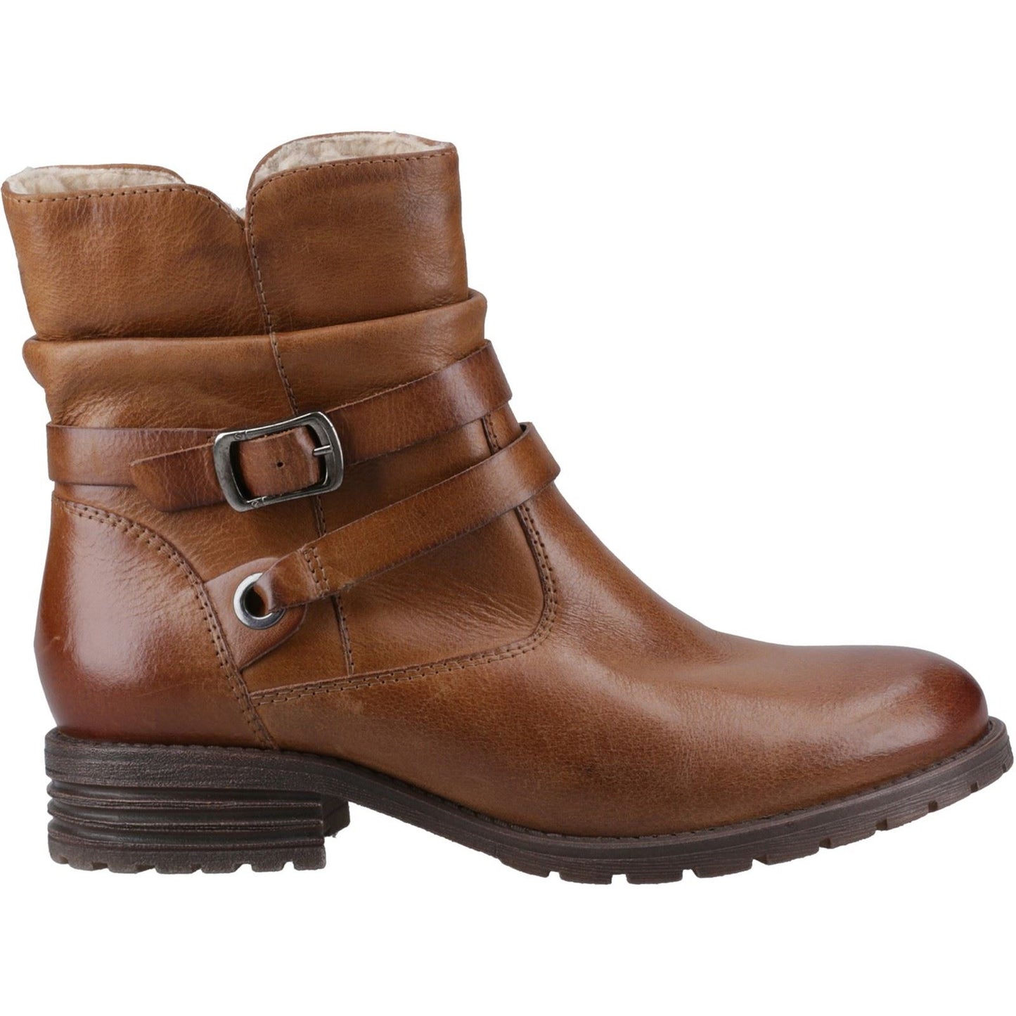 Hush Puppies Women's Piper Ankle Boots in Tan