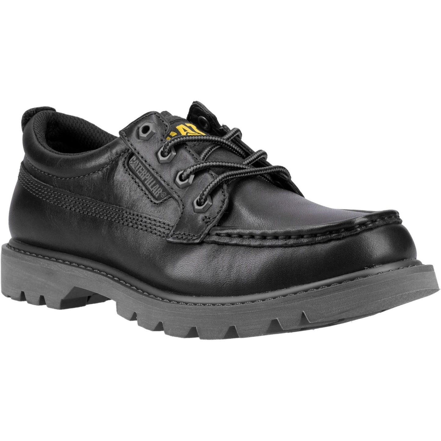 CAT Lifestyle Colorado Moc Toe Low Leather Men's Black Lace-Up Shoes