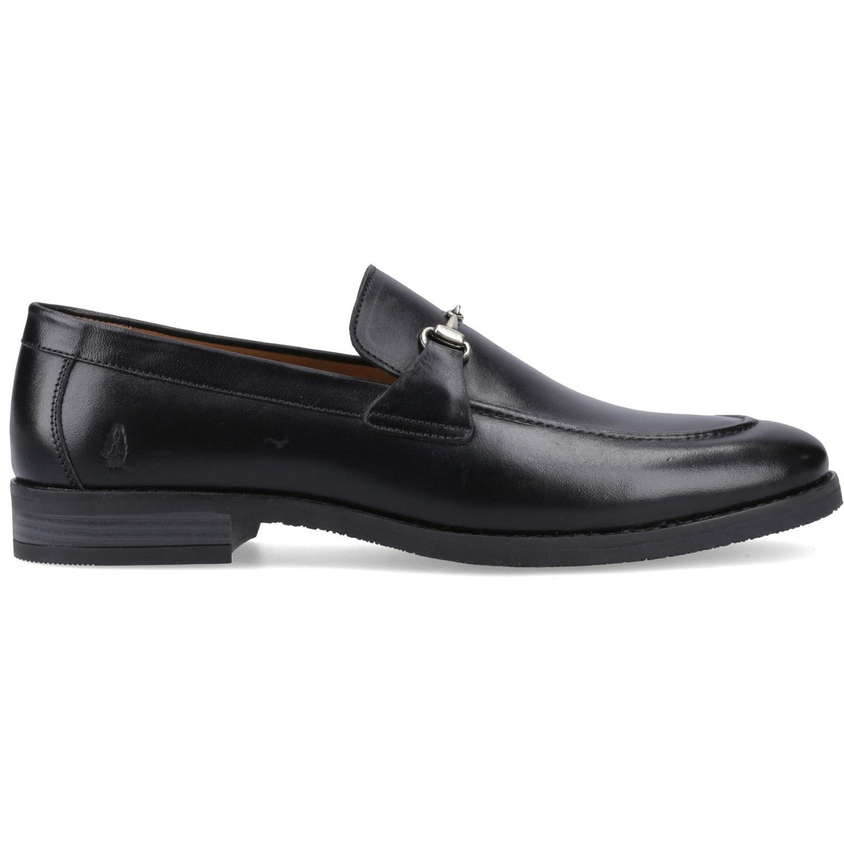 Hush Puppies Moses Leather Men's Black Loafers