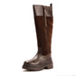 Osprey London The Bramble Tall Leather Women's Chocolate Burnish Boots