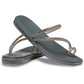 Crocs Miami Jely Toe Loop EVA Women's Carbon Sandals