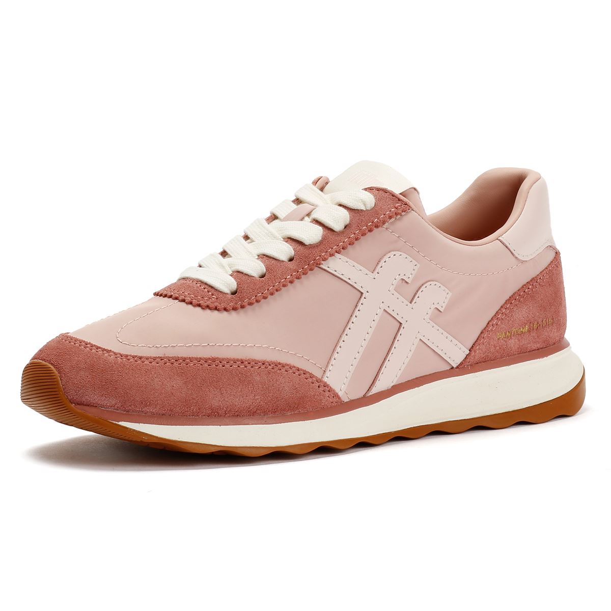 FitFlop X Pantone Retro-Q Suede Women's Rose Trainers