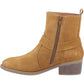 Hush Puppies Iria Suede Women's Tan Heeled Ankle Boots