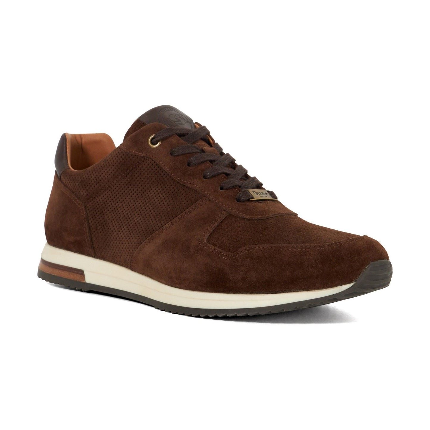 Dune Trilogy Suede Men's Brown Lace-Up Shoes