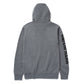 Caterpillar Men's Trademark Banner Hooded Sweatshirt in Dark Grey