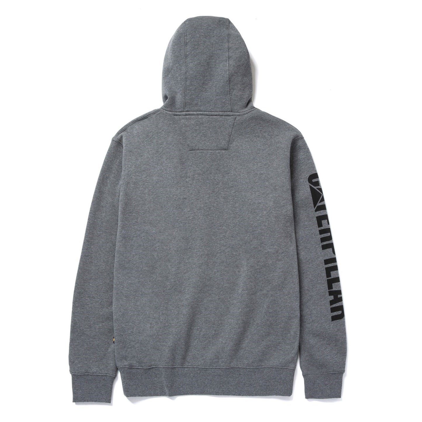 Caterpillar Men's Trademark Banner Hooded Sweatshirt in Dark Grey