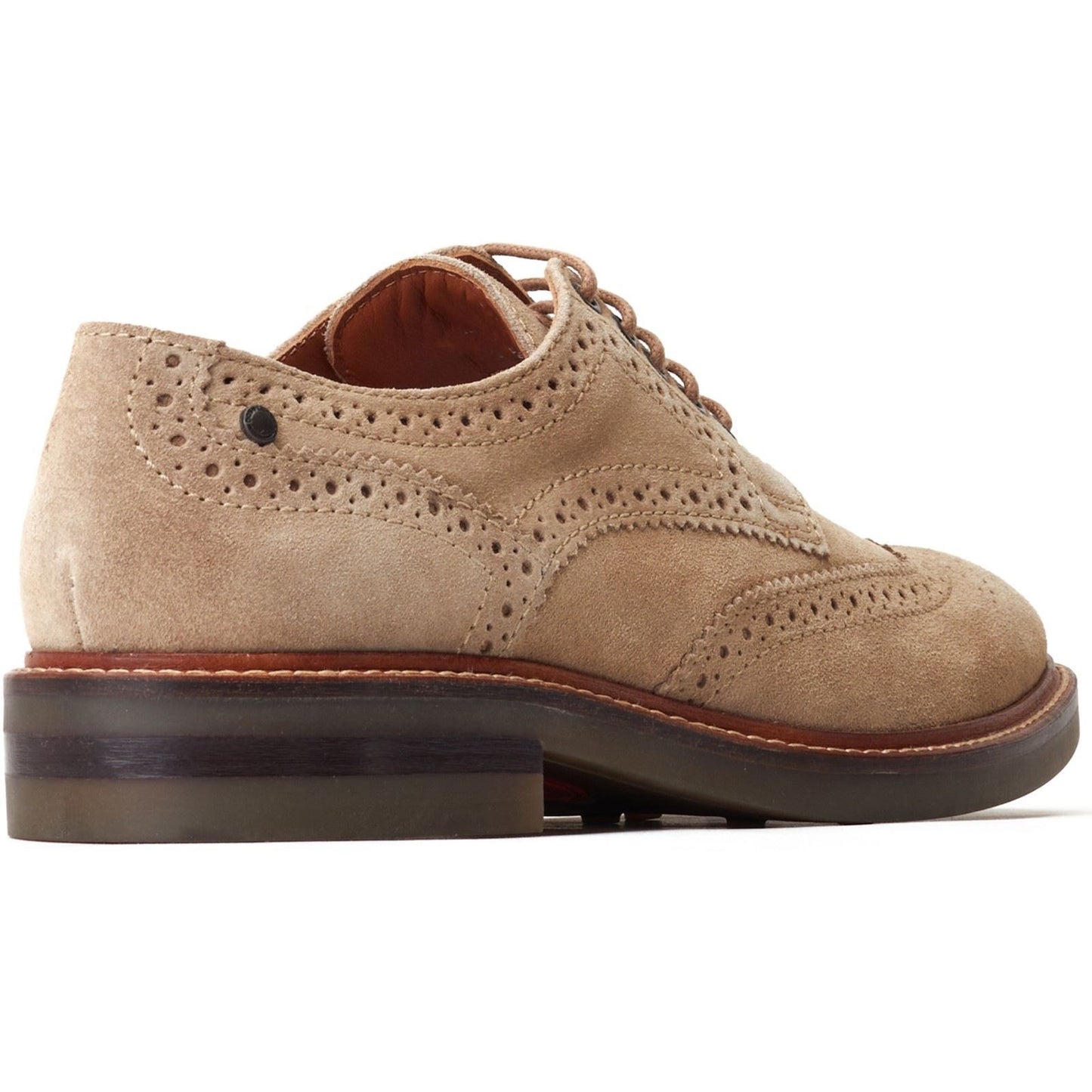 Base London Men's Hatfield Brogue Shoe in Sand