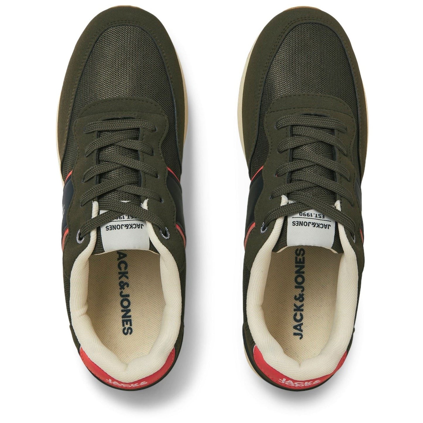 Jack & Jones Spirit Runner Polyurethane Men's Olive Night Trainers