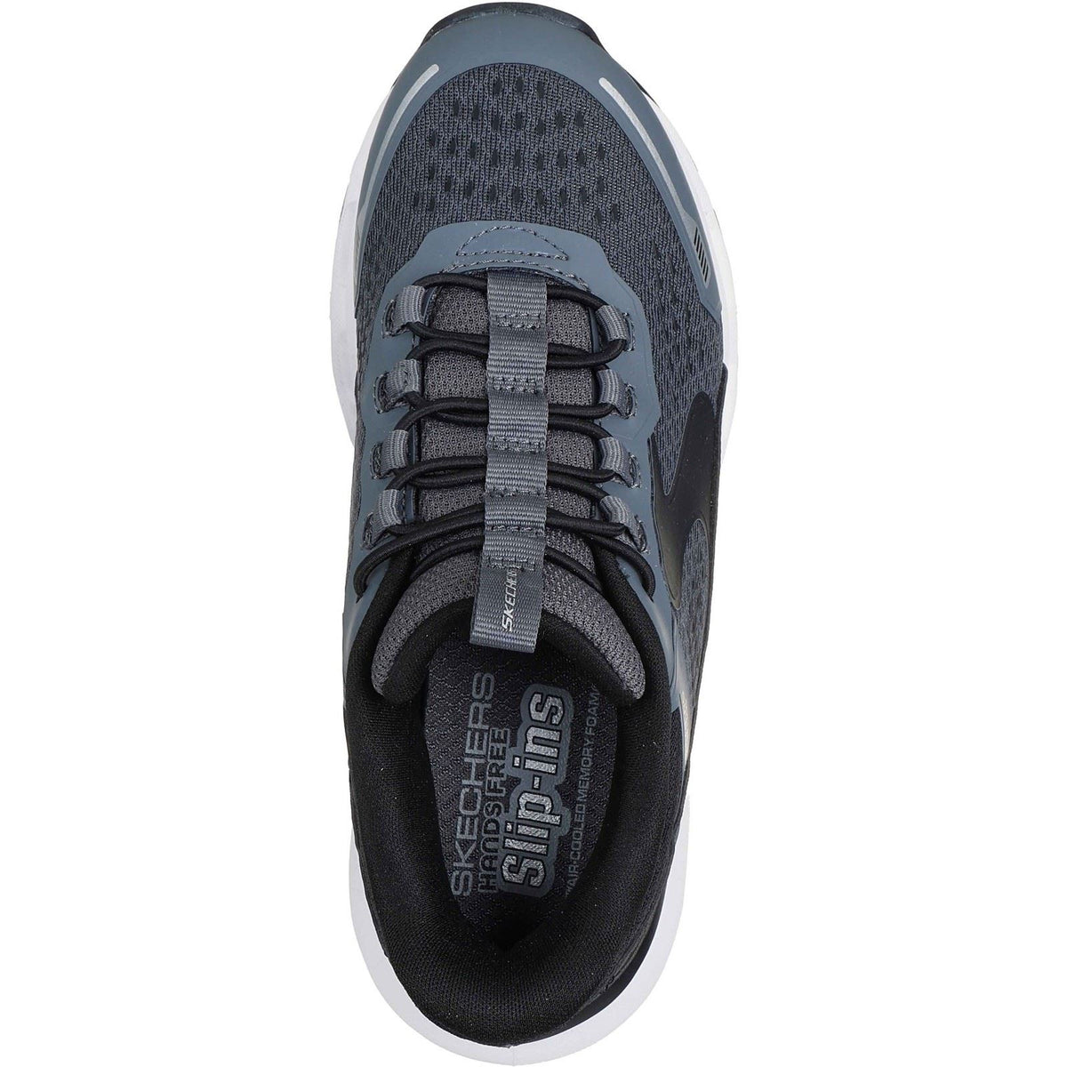 Skechers Glide-Step Plus Vista-Lane Polyurethane Boy's Charcoal/Black Trainers