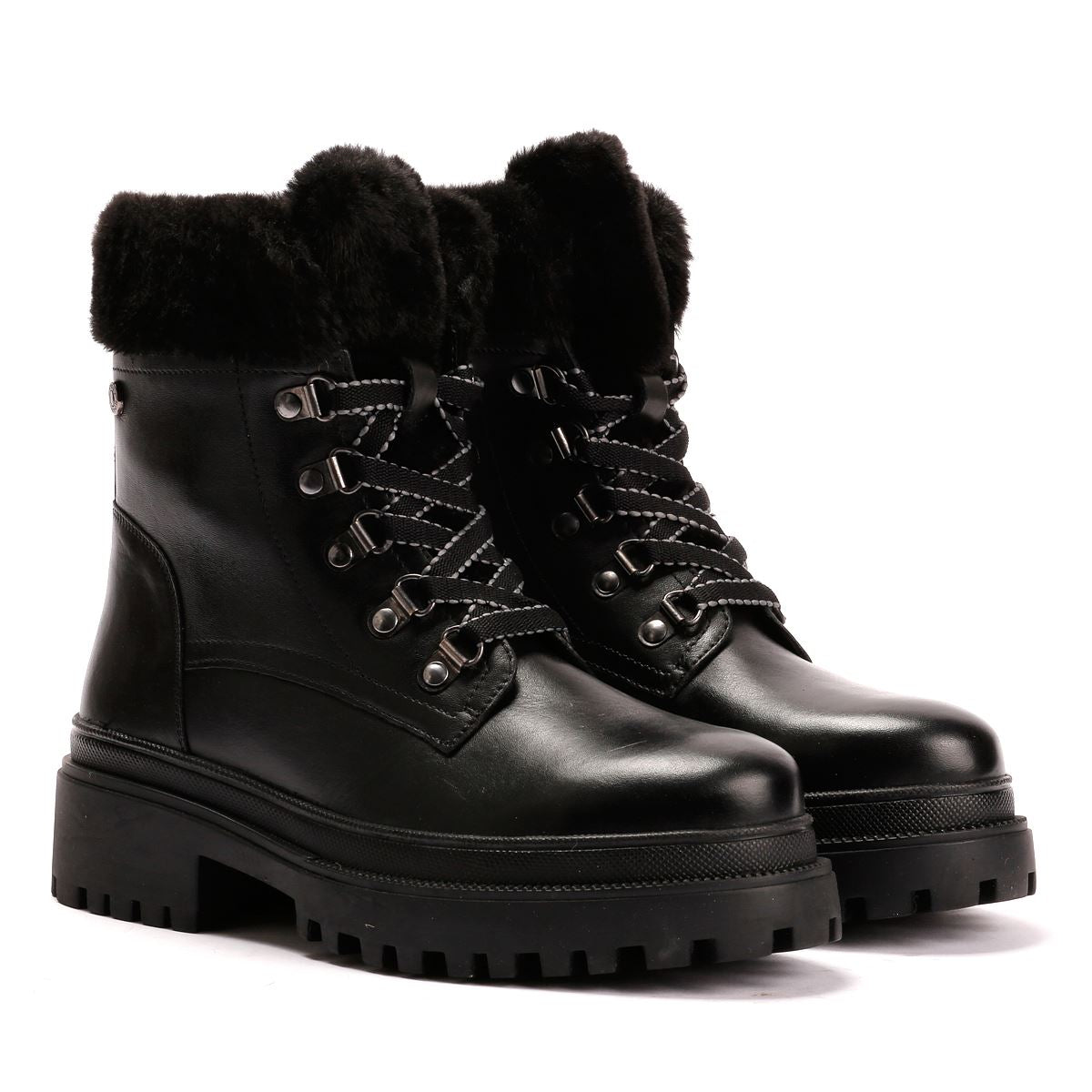 Osprey London The Budapest Leather Women's Black Boots