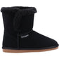 Hush Puppies Women's Ashleigh Slipper Bootie in Black