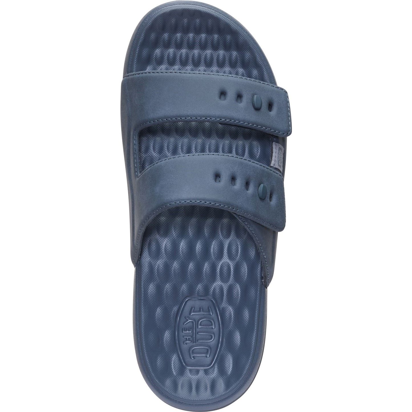 HEYDUDE Wave 2 Strap Polyurethane Men's Turbulence Grey Sandals