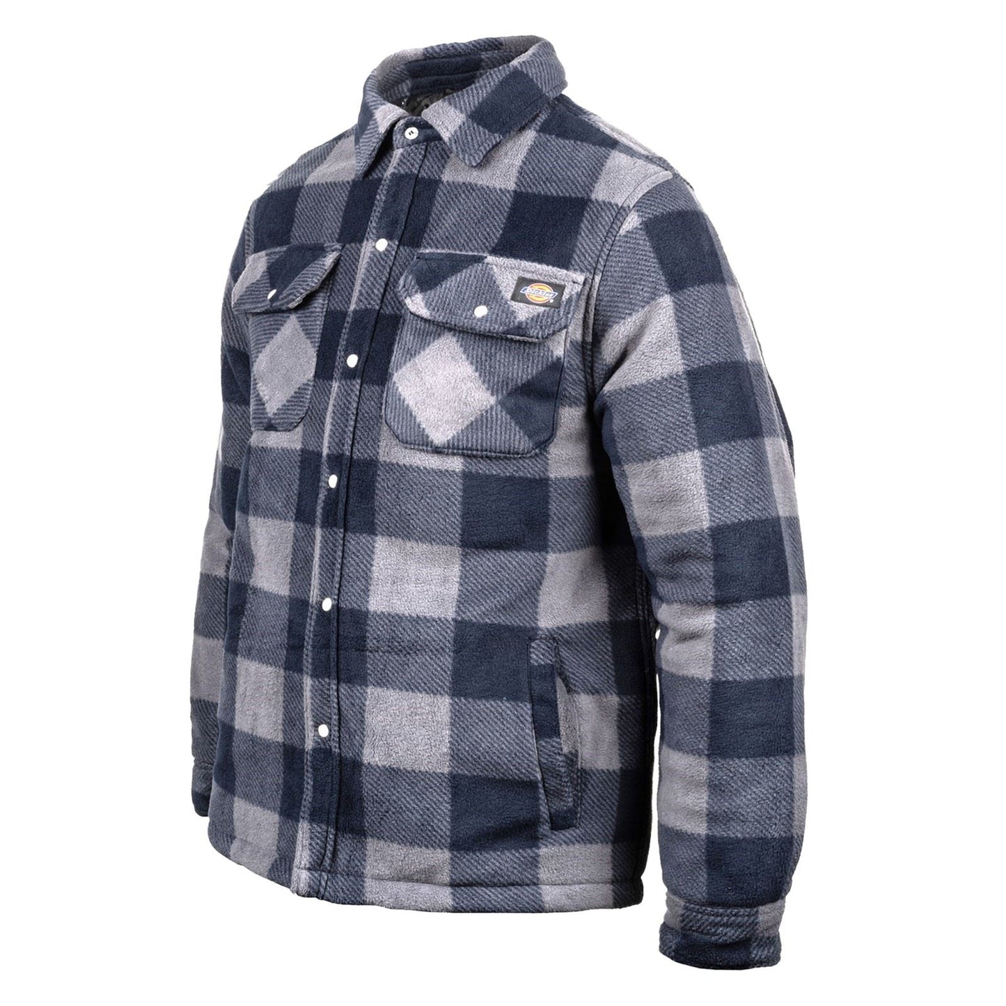 Dickies Portland Polyester Men's Blue Casual Shirt