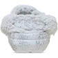 Crocs Classic Fleece Lined Polyester Blend Women's Snow White Clogs