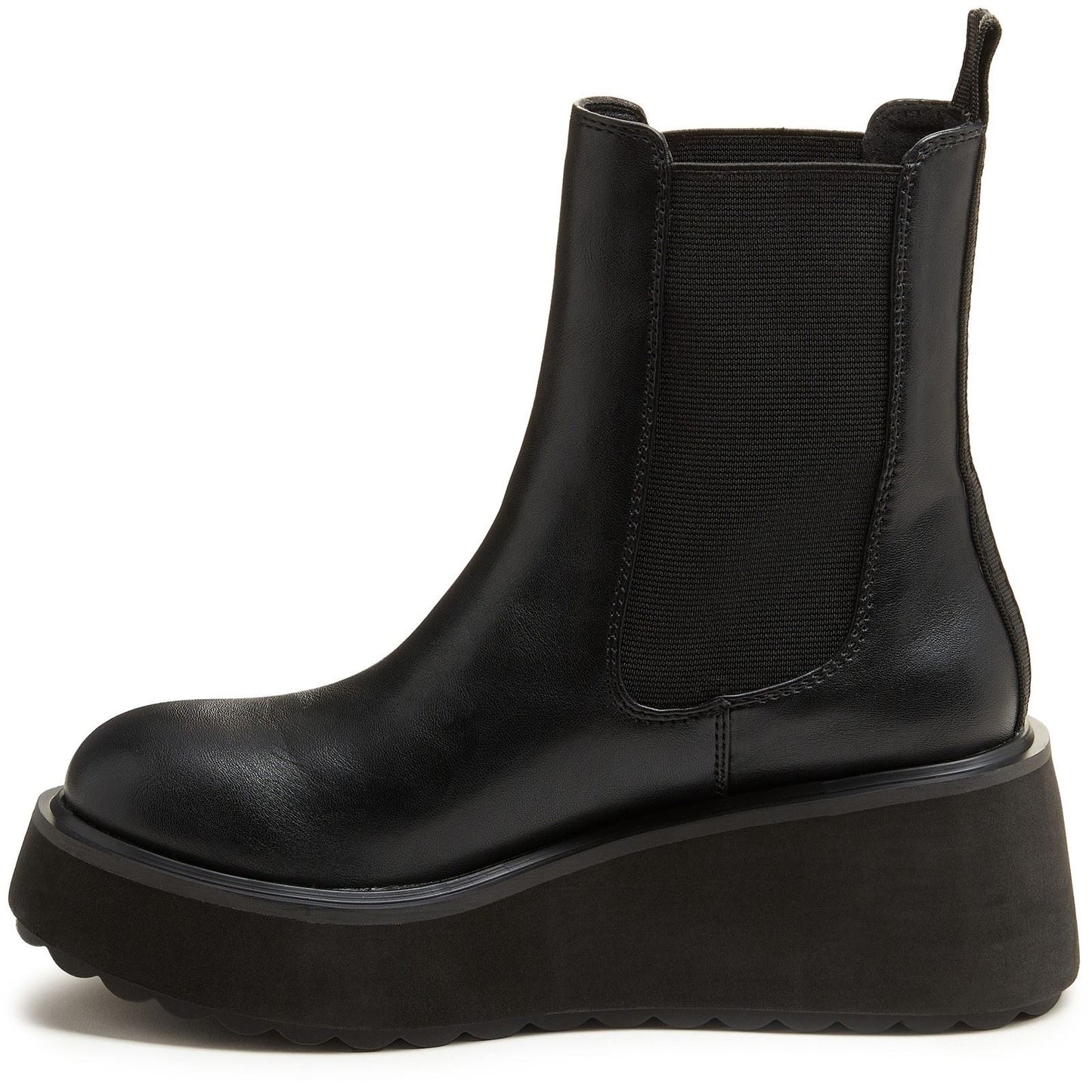 Rocket Dog Heyday Polyurethane Women's Black Flat Chelsea Boots