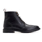 Base London Dealer Leather Men's Black Ankle Boots