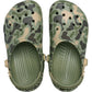 Crocs Classic Strap-Back Camo EVA Boy's Cargo/Multi (Backstrap GLOW) Casual Shoes - Clogs