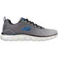 Skechers Track - Ripkent Textile Men's Charcoal Trainers