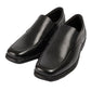 Pod Carpenter Leather Youth Black Loafers