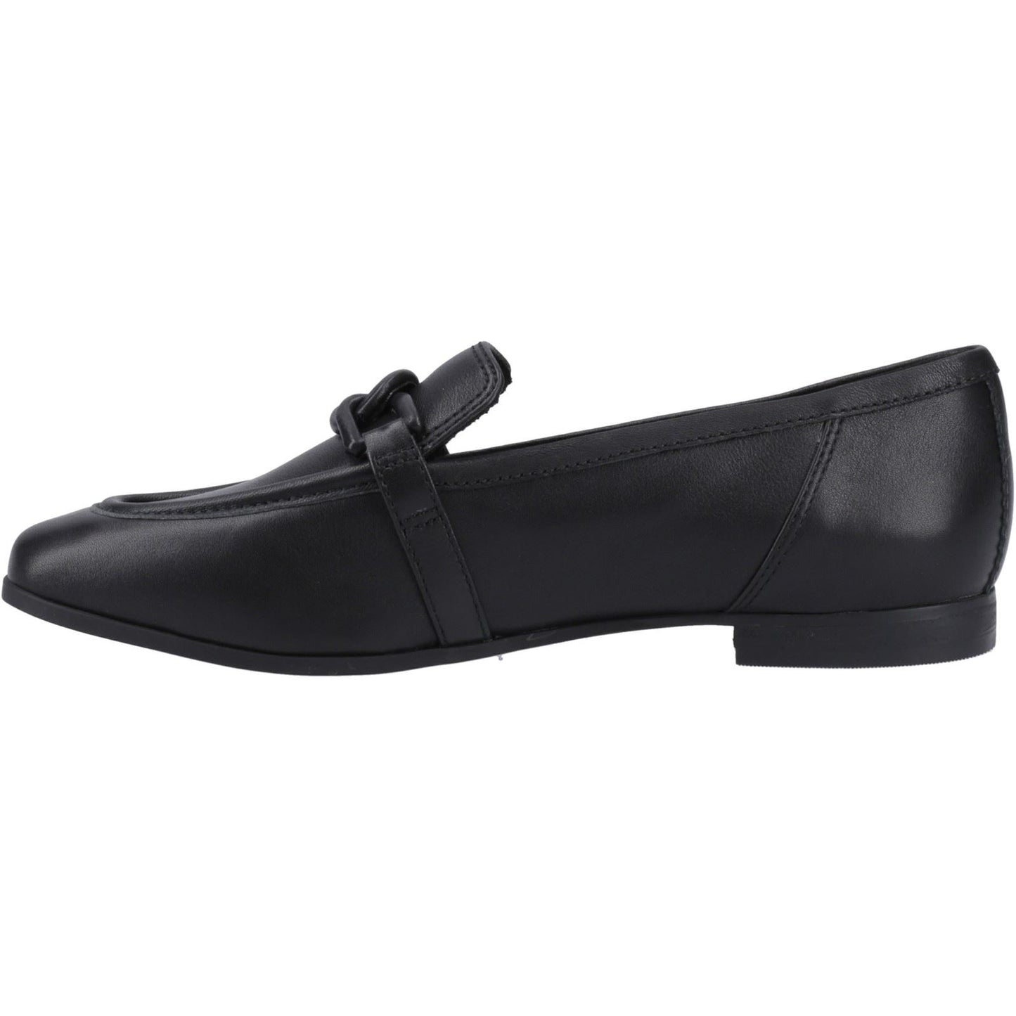 TOMS Lynette Leather Women's Black Loafers