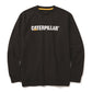 Caterpillar Men's Midweight Crewneck Sweatshirt in Black