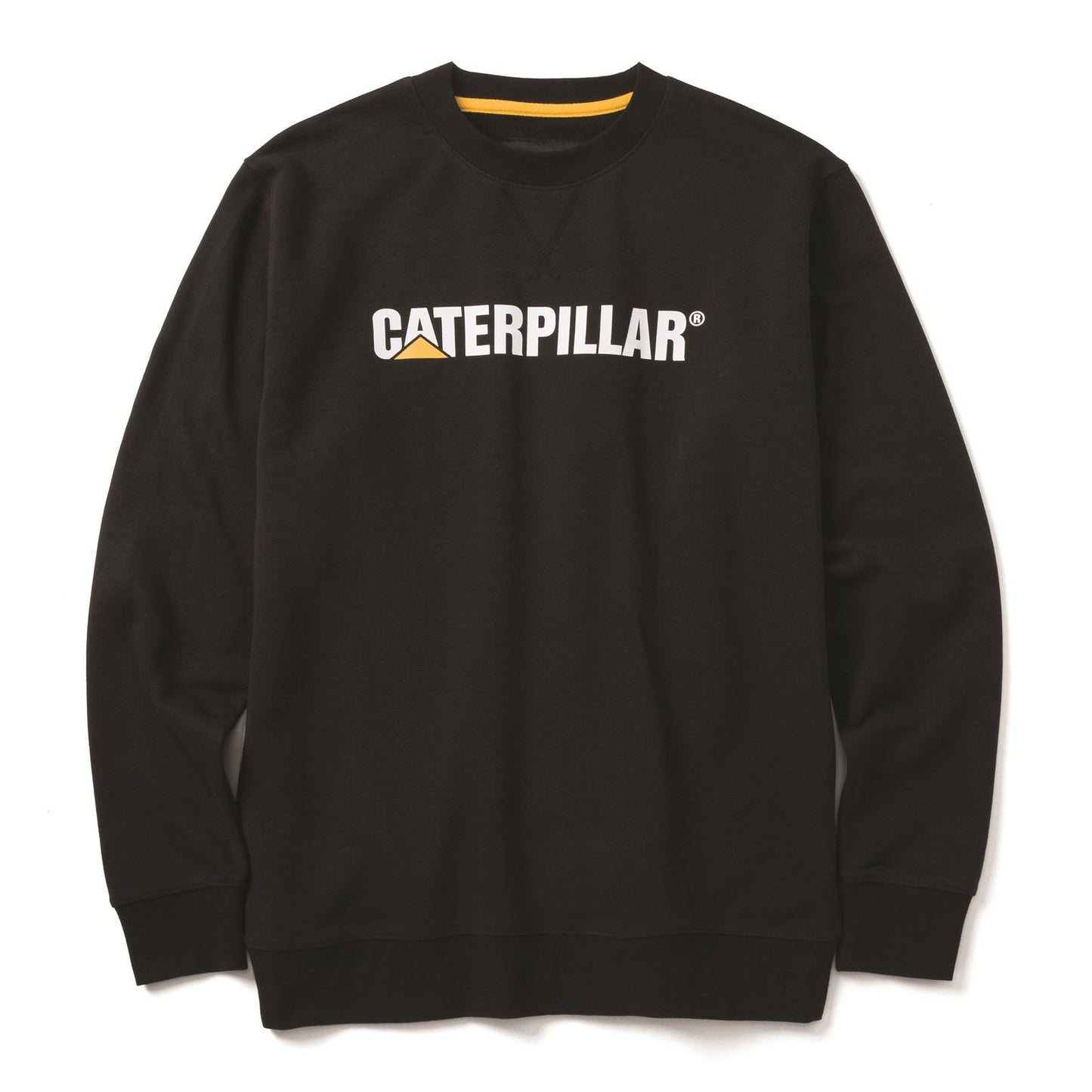 Caterpillar Men's Midweight Crewneck Sweatshirt in Black