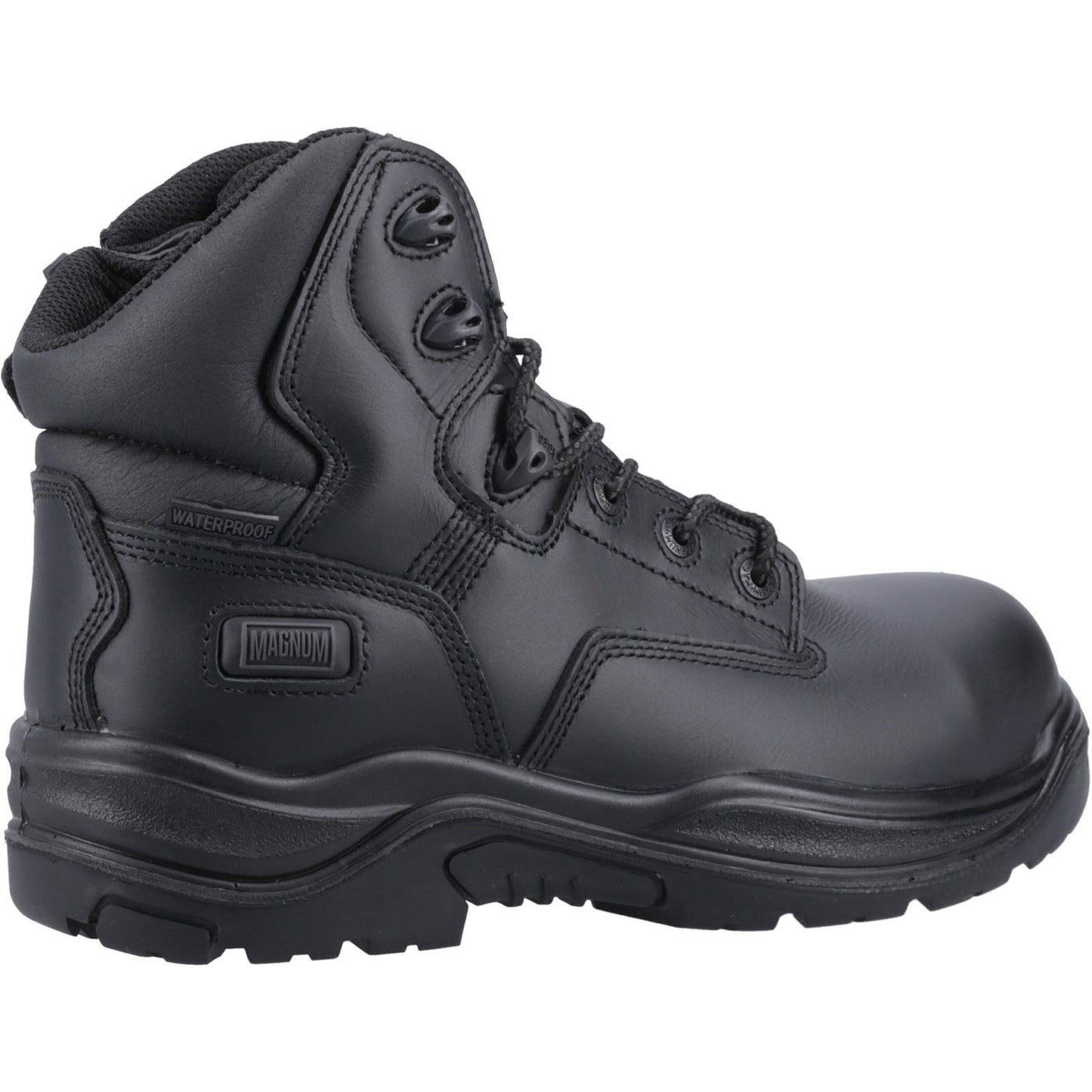 Magnum Responder Side-Zip CT CP WP Uniform Safety Boot in Black