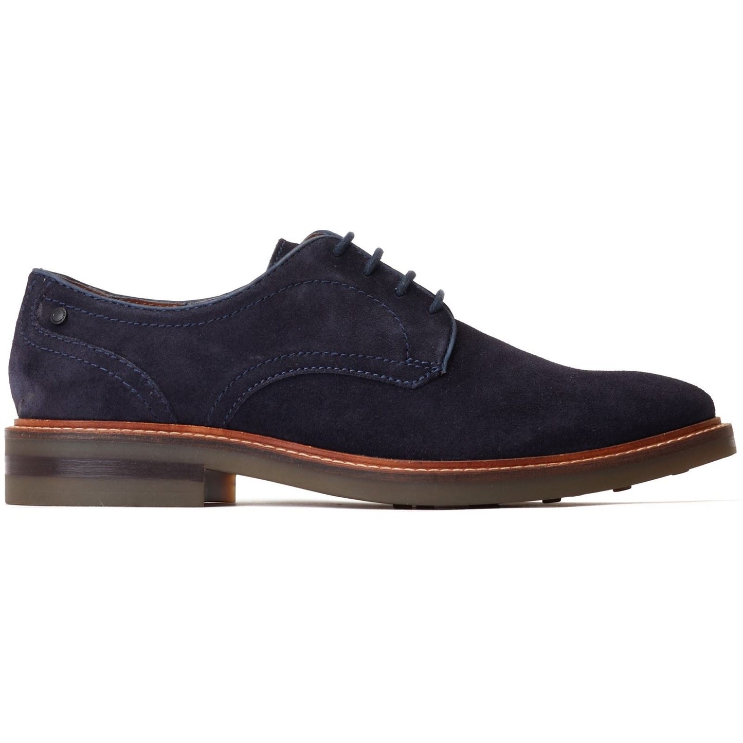 Base London Men's Mawley Derby Shoe in Navy