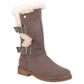 Hush Puppies Women's Megan Ladies Mid Boots in Grey