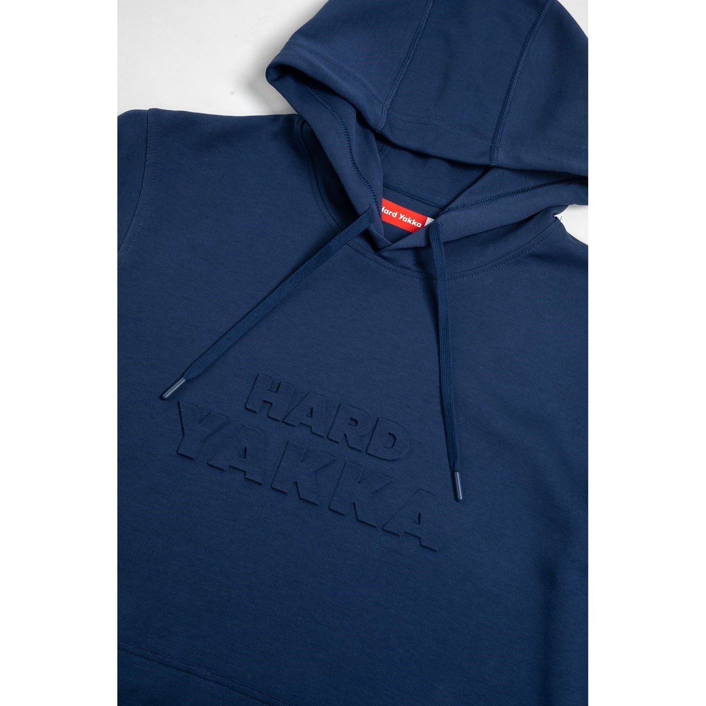 Hard Yakka Men's Embossed Pullover Hoodie in Indigo