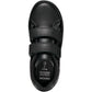 Geox J Eclyper Leather Girl's Black Trainers