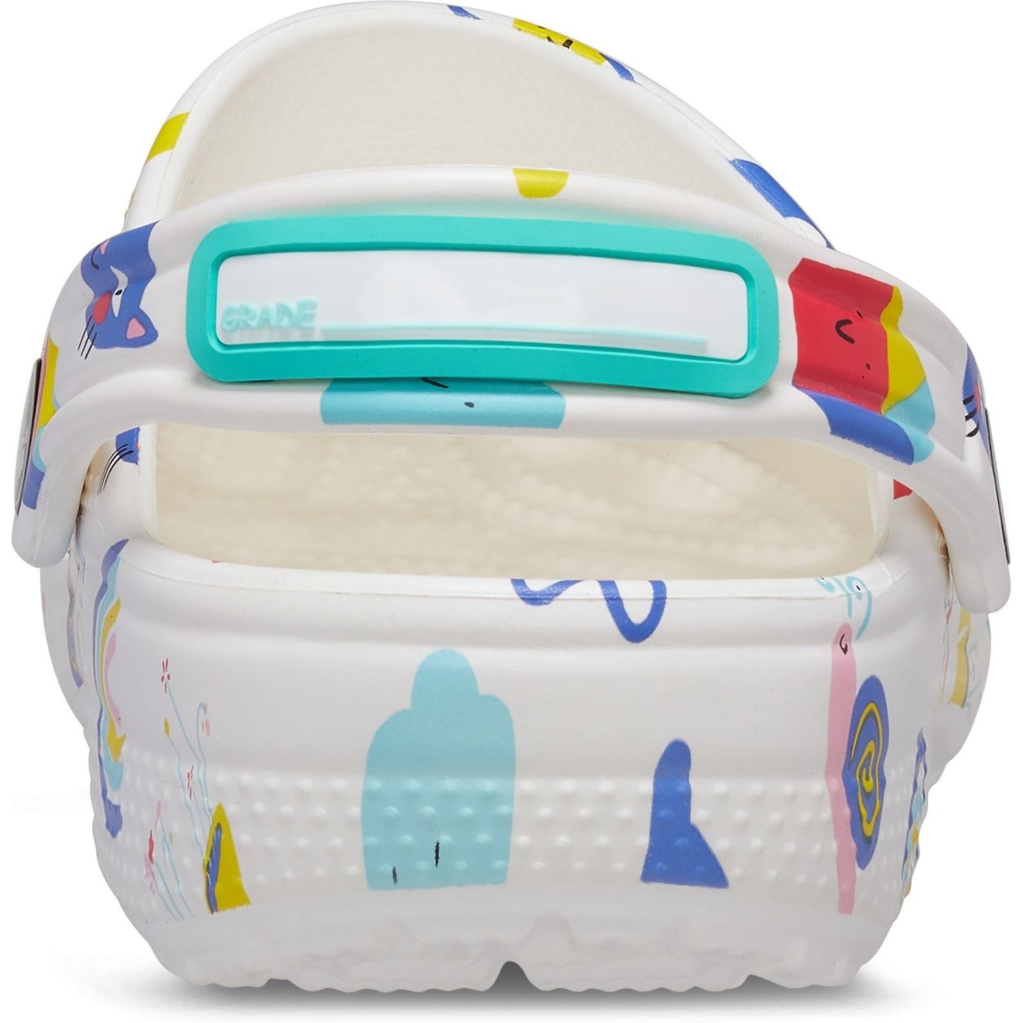 Crocs Classic Graphic Thermoplastic White/Multi Clogs
