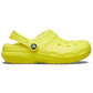 Crocs Men's Classic Lined Clog in Cyber Yellow