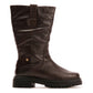 Osprey London The Gabarron Leather Women's Chocolate Boots