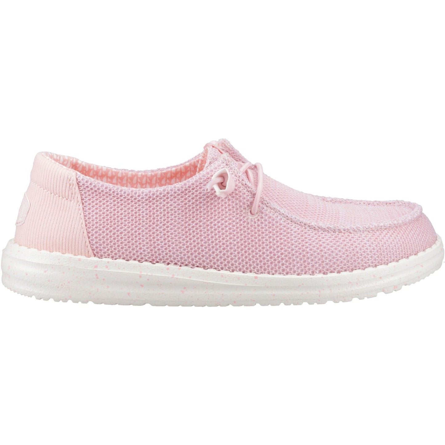 HEYDUDE Wendy Stretch Sox Polyester Blend Women's Rosette Moccasins Shoes