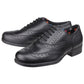 Hush Puppies Kada Junior Girls Black Leather Brogues