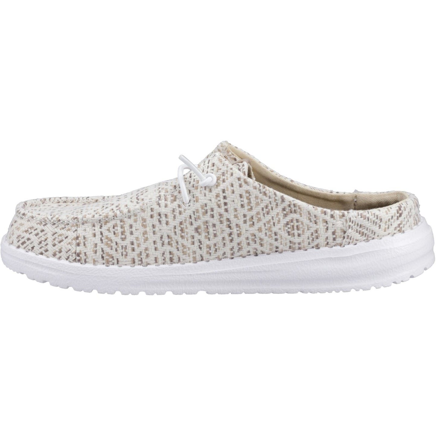 HEYDUDE Wendy Slip Surf Baja Polyester Blend Women's Tan/Multi Mules